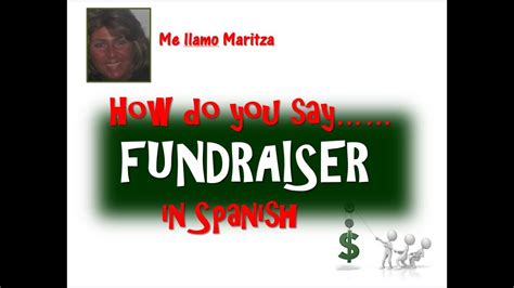 fundraiser in spanish